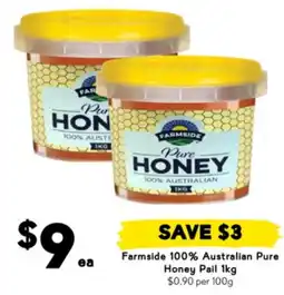 Drakes Farmside 100% australian pure honey pail offer