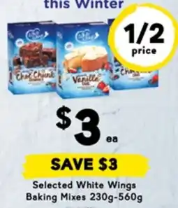 Drakes Selected white wings baking mixes offer