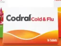 Drakes Codral Cold & Flu & flu tablets 16 pack offer