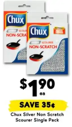 Drakes Chux silver non scratch scourer single pack offer