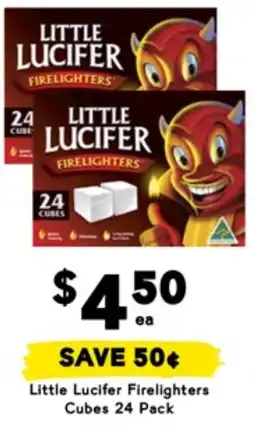 Drakes Little lucifer firelighters cubes offer