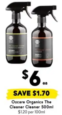 Drakes Ozcare organics the cleaner cleaner offer