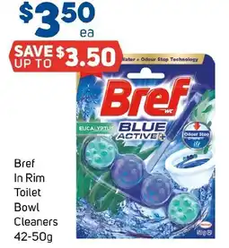 Foodland Bref in rim toilet bowl cleaners 42-50g offer