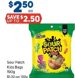 Sour patch kids bags
