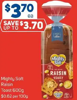 Foodland Mighty soft raisin toast offer