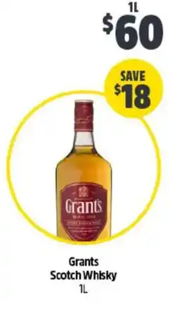 Grants scotch whisky