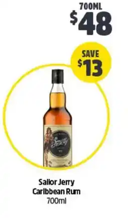 BWS Sallor jerry caribbean rum offer