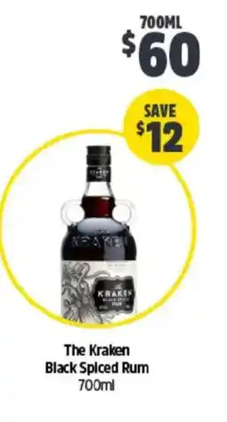 BWS The kraken black spiced rum offer