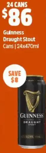 Guinness draught stout cans
