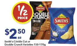 Ritchies Smith's crinkle cut or double crunch varieties offer