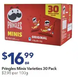 Ritchies Pringles minis varieties offer