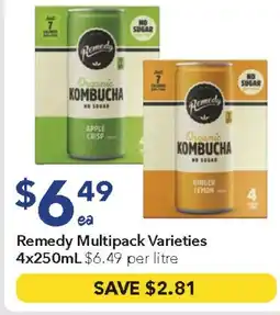 Ritchies Remedy multipack varieties offer