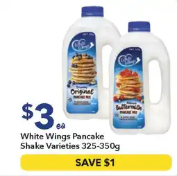 Ritchies White wings pancake shake varieties offer