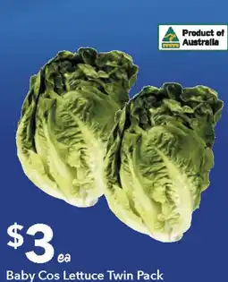 Ritchies Baby cos lettuce twin pack offer