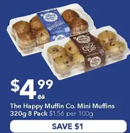 Ritchies The happy muffin co. mini muffins offer