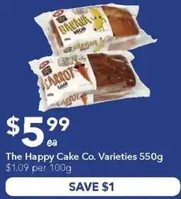 Ritchies The happy cake co. varieties offer