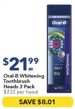 Ritchies Oral-b whitening toothbrush heads offer
