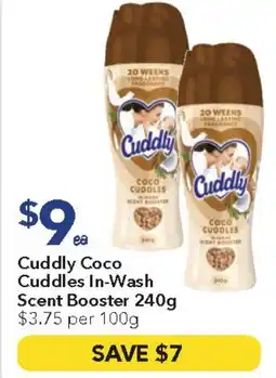 Ritchies Cuddly coco cuddles in-wash scent booster offer