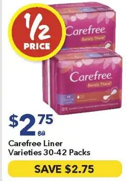 Ritchies Carefree liner varieties offer