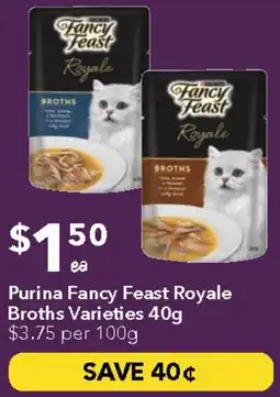 Ritchies Purina fancy feast royale broths varieties offer