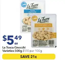 Ritchies La tosca gnocchi varieties offer
