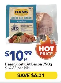 Ritchies Hans short cut bacon offer