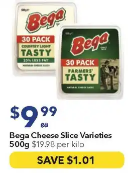 Ritchies Bega cheese slice varieties offer