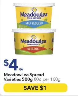 Ritchies Meadowlea spread varieties offer