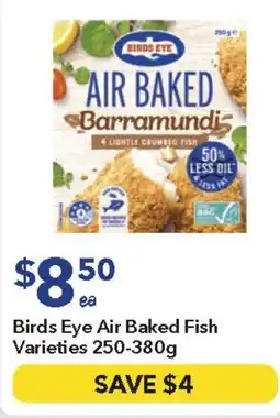 Ritchies Birds eye air baked fish varieties offer