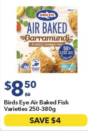 Ritchies Birds eye air baked fish varieties offer