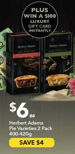 Ritchies Herbert adams pie varieties offer