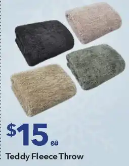 Ritchies Teddy fleece throw offer