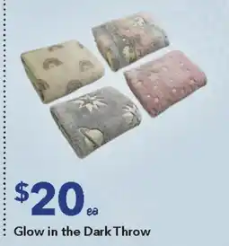 Ritchies Glow in the dark throw offer