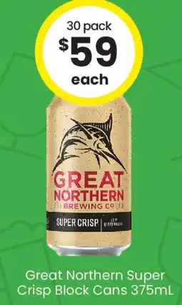 The Bottle O Great northern super crisp block offer