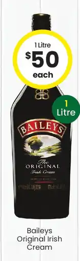The Bottle O Baileys original irish cream offer