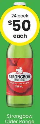 The Bottle O STRONGBOW offer