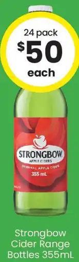 The Bottle O Strongbow cider range bottles offer