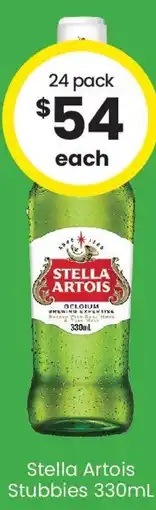 The Bottle O Stella artois stubbies offer
