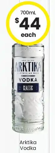 The Bottle O Arktika vodka offer