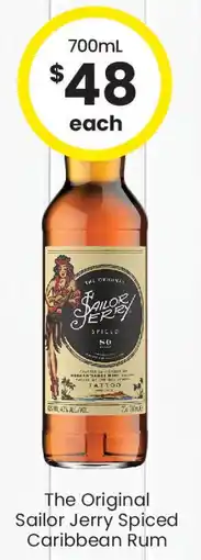 The Bottle O The original sailor jerry spiced caribbean rum offer