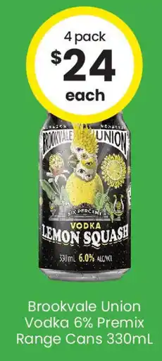 The Bottle O Brookvale union vodka 6 offer