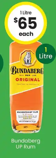 The Bottle O Bundaberg up rum offer