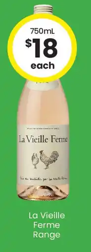 The Bottle O La vieille ferme range offer
