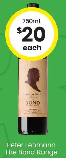The Bottle O Peter lehmann the bond range offer