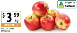 Supabarn Pink lady apples offer