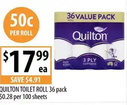Supabarn Quilton toilet roll offer