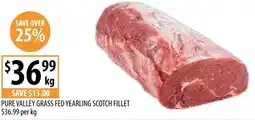 Supabarn Pure valley grass fed yearling scotch fillet offer