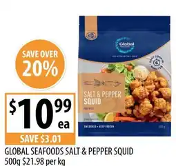 Supabarn Global seafoods salt & pepper squid offer