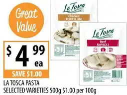 Supabarn La tosca pasta selected varieties offer