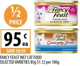 Supabarn Fancy feast wet cat food selected varieties offer